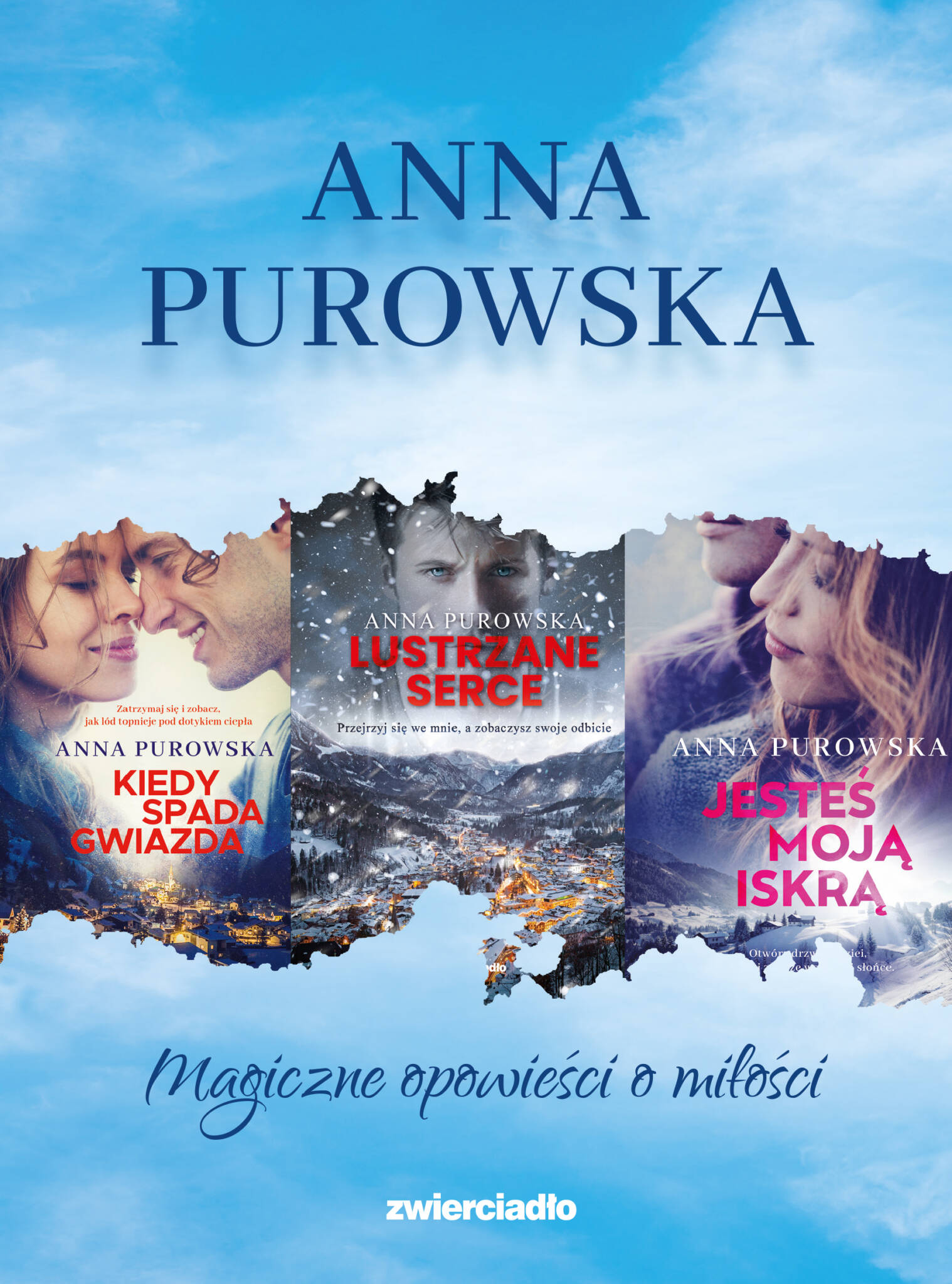 Pakiet: Kiedy spada gwiazda / Lustrzane Serce / Jesteś moją iskrą. Pakiet Śnieżysko - Anna Purowska